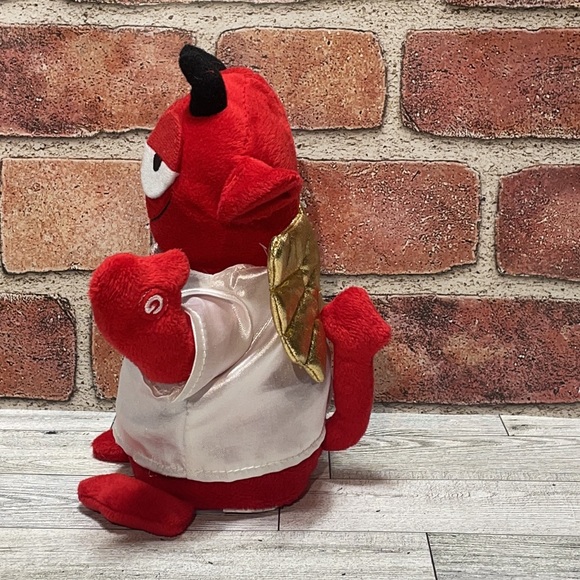 EXTREMELY RARE! !990's Gemmy "Divine Thing" song and Dancing Devil in Angel cos. - Picture 4 of 8